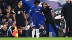 Willian y Conte no llevan una buena relación