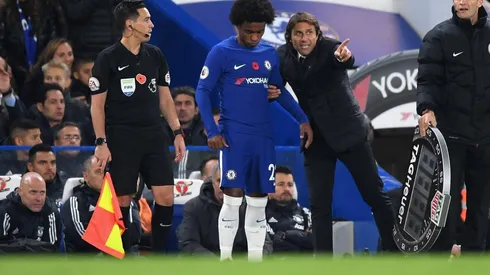 Willian y Conte no llevan una buena relación