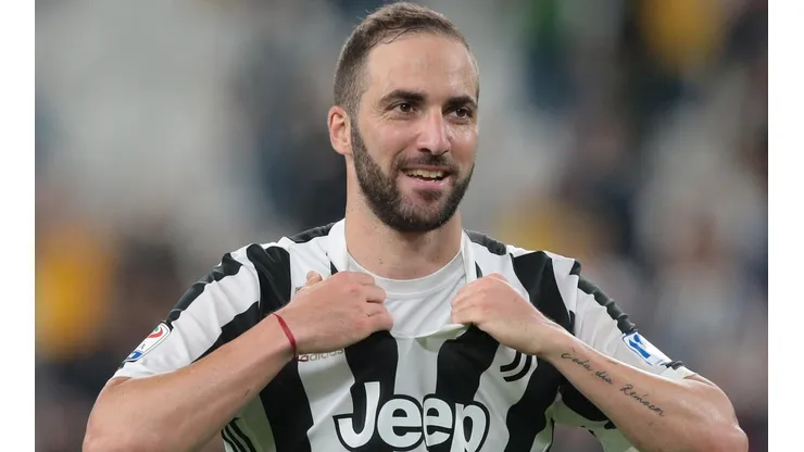 Higuaín salió campeón con la Juventus