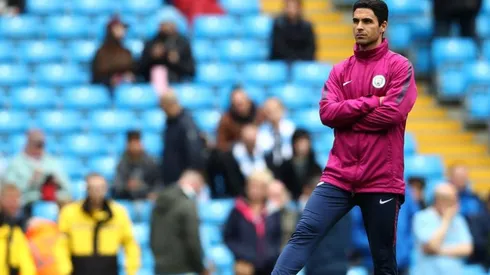 Mikel Arteta en Manchester City.