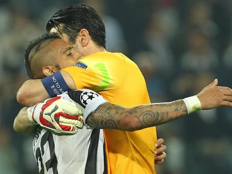 Un viejo amigo: Vidal despidió a Buffon desde Instagram