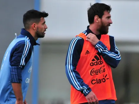 Agüero descartó poder llegar a compartir club con Messi