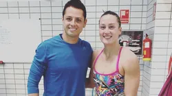 Chicharito se sacó el gusto con etsa fotografía con Mireia Belmonte