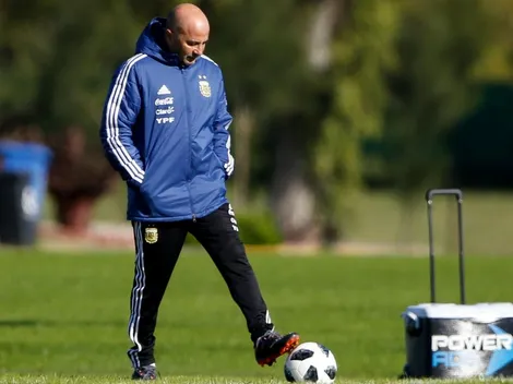 Sampaoli se animó a hacer un lujo en pleno entrenamiento