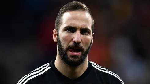 Foto de Gonzalo Higuaín, jugador de la Selección Argentina.