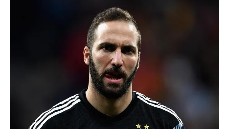 Foto de Gonzalo Higuaín, jugador de la Selección Argentina.