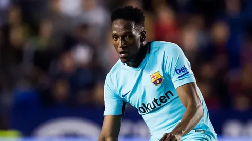 Foto de Yerry Mina en Barcelona.