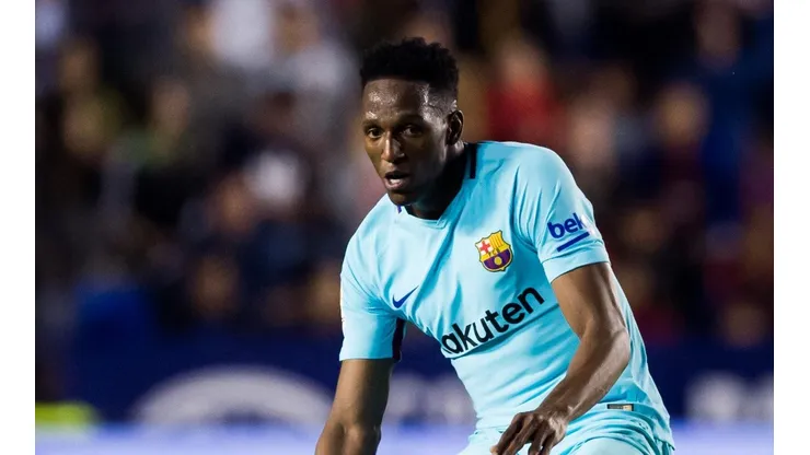 Foto de Yerry Mina en Barcelona.