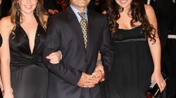 Diego con sus hijas Dalma y Giannina