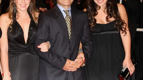 Diego con sus hijas Dalma y Giannina