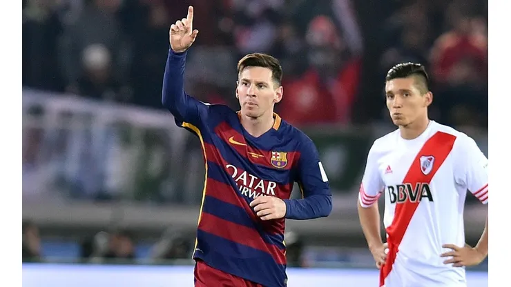 Foto de Lionel Messi, jugador de Barcelona.