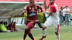 VELOCIDAD POR LA BANDA. Sebastián Villa con los colores de Deportes Tolima.