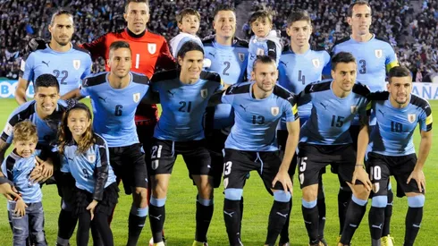 RUMBO A RUSIA 2018. La Selección de Uruguay en el último partido de las Eliminatorias (Foto: Getty).