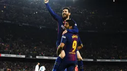 FESTEJA ANTE EL MADRID. Lionel Messi en el último Clásico contra Real Madrid (Foto: Getty).