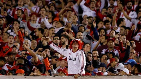 Los hinchas de River dijeron presente en el Monumental.