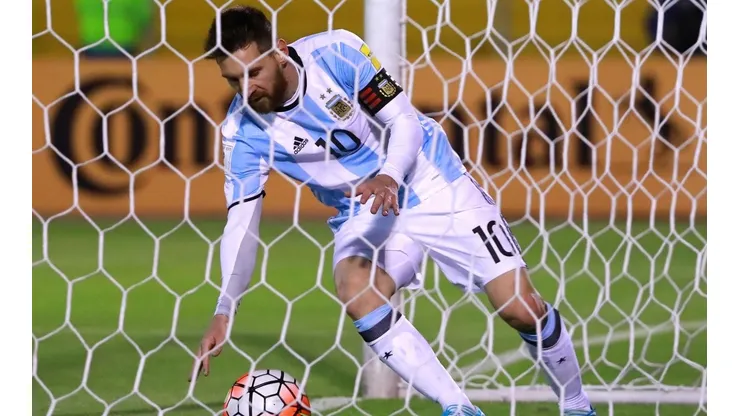 Foto de Lionel Messi, jugador de la Selección Argentina.