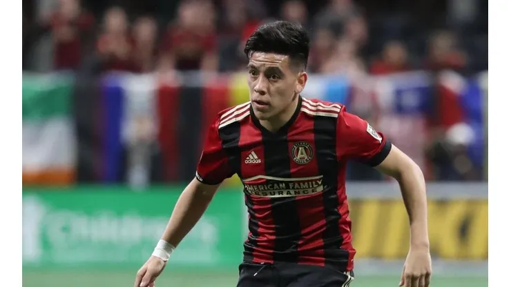 Ezequiel Barco con los colores de Atlanta United.