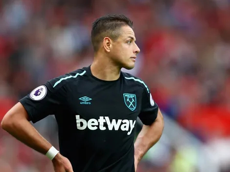 Chicharito se quedó afuera del último partido del West Ham y no jugará hasta el Mundial