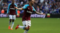 Show de Lanzini en el cierre de la Premier League: doblete y un caño hermoso