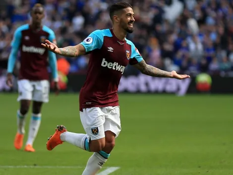 Show de Lanzini en el cierre de la Premier League: doblete y un caño hermoso