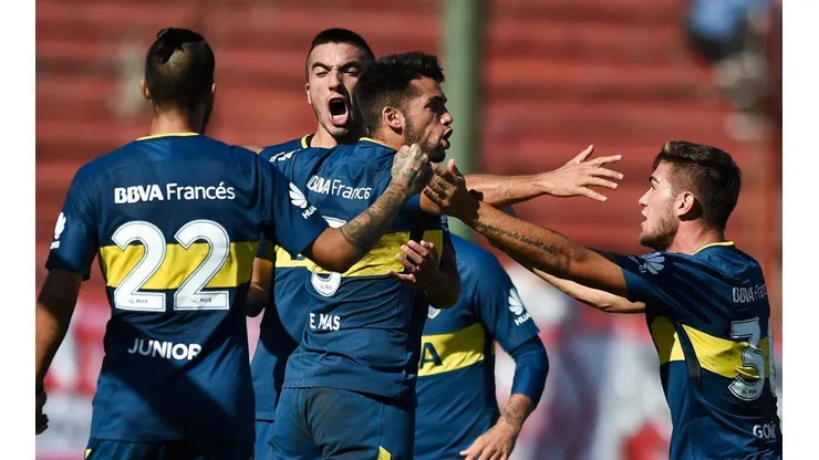 ¡DE CABEZA! Después de más de dos años, Boca volvió a anotar un gol de cabeza tras una pelota parada.