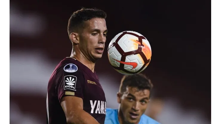 Iván Marcone en un partido de la Copa Sudamericana.