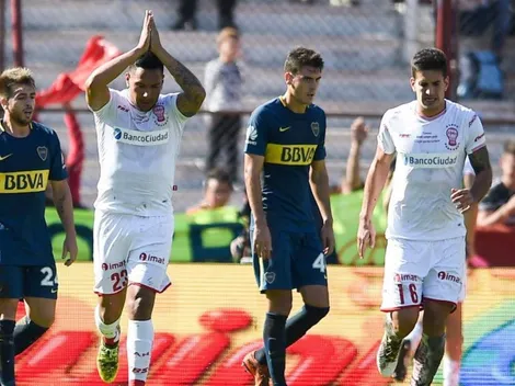 Boca y Huracán se mataron a goles, patadas e insultos