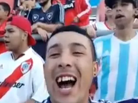 Un hincha de River filmó un video y por las cargadas de Boca se hizo viral