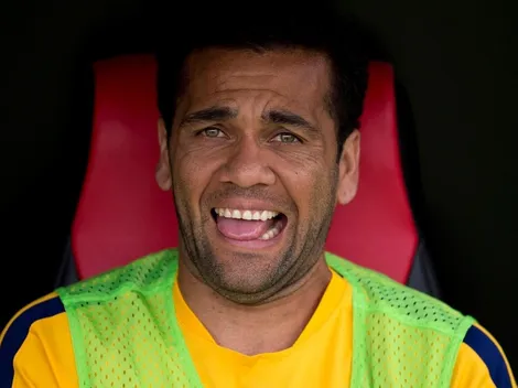 Triste reacción de Dani Alves cuando se enteró que se pierde el Mundial