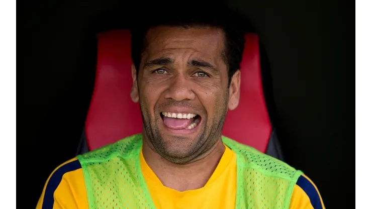 Foto de Dani Alves, jugador de la Selección Brasil.