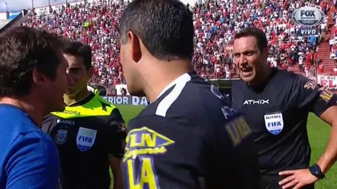 Foto de Fernando Rapallini, árbitro del partido.