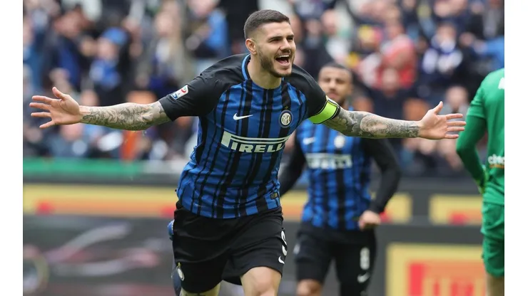 SONRÍE EL CAPITÁN. Icardi tendrá uniforme nuevo como todo el Inter (Foto: Getty).