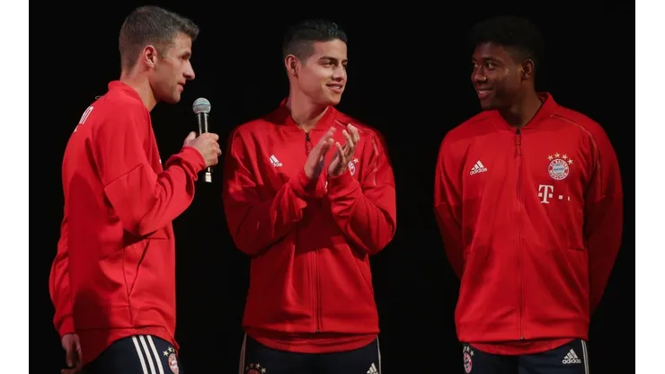 FELIZ. James Rodríguez disfruta más que nunca su temporada en Bayern Múnich (Foto: Getty).