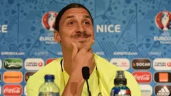 Foto de Zlatan Ibrahimovic, jugador de la Selección de Suecia.