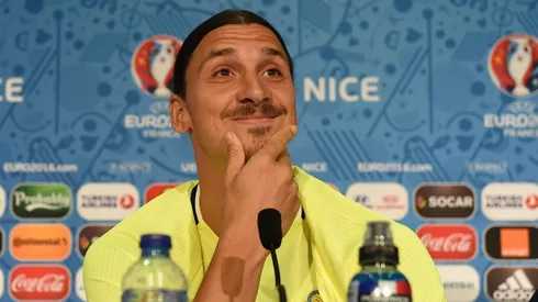 Foto de Zlatan Ibrahimovic, jugador de la Selección de Suecia.