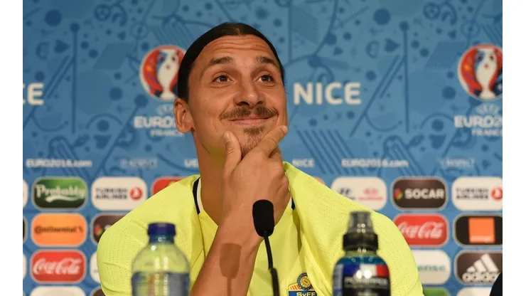 Foto de Zlatan Ibrahimovic, jugador de la Selección de Suecia.