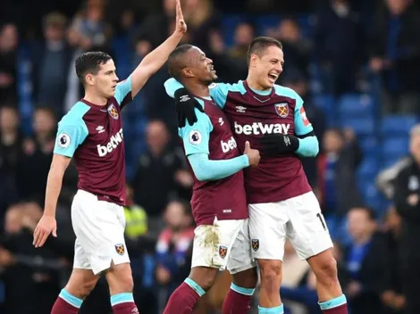 West Ham se da la mano con Manchester United con Chicharito ausente