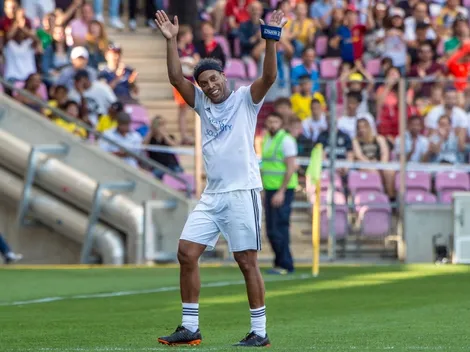 Intacto: Dinho tiró magia en un amistoso contra el Valencia
