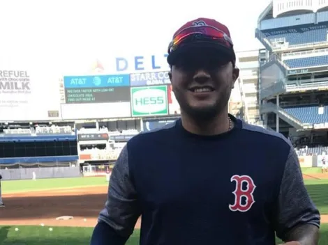 América envía playera a pitcher de los Red Sox ¡con error ortográfico!