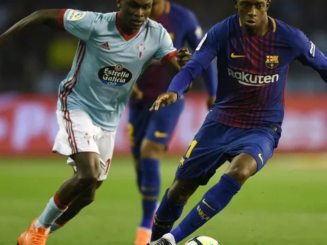 Dembelé llegó a correr a 28 km/h