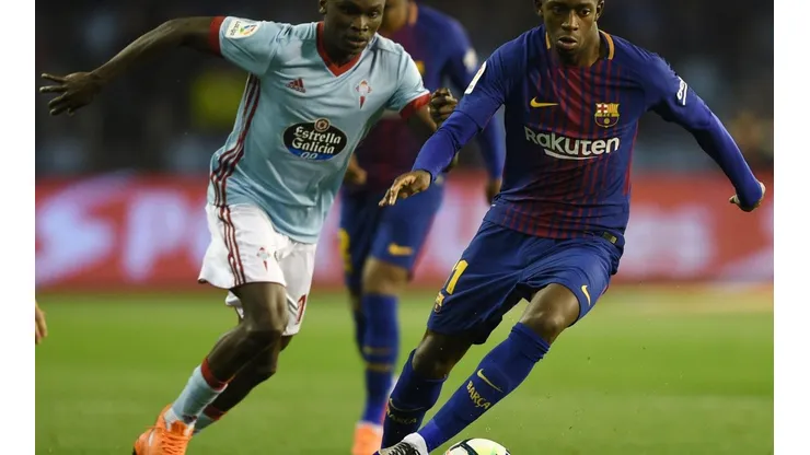 Dembelé llegó a correr a 28 km/h