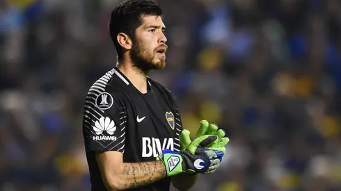 Foto de Agustín Rossi, arquero de Boca.