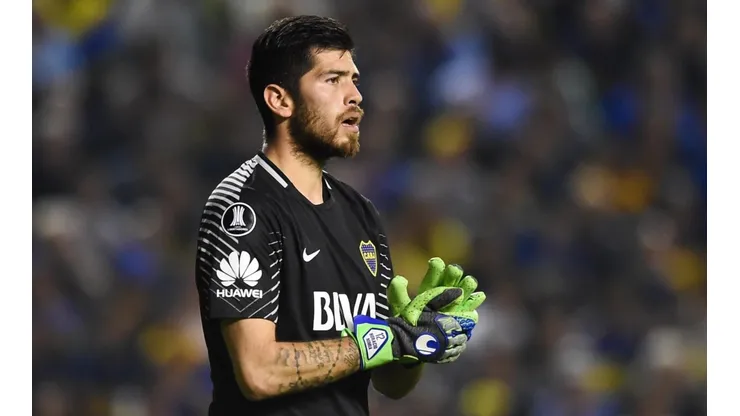 Foto de Agustín Rossi, arquero de Boca.