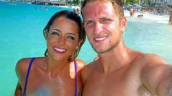 Foto de Sol Rivas, fanática de Boca.