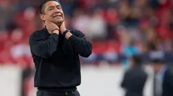 Nacho Ambriz, fue auxiliar del entrenador Javier Aguirre en el Osasuna y el Atlético de Madrid en la liga española