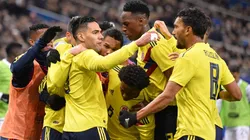 Colombia en el reciente amistoso ante Francia.