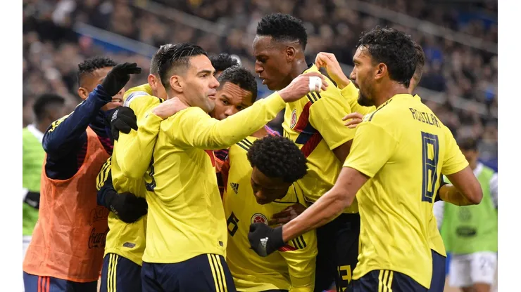 Colombia en el reciente amistoso ante Francia.