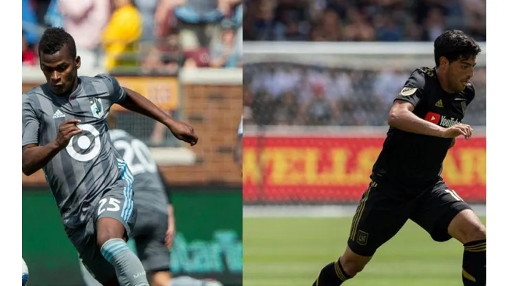 Será el primer duelo entre Carlos Vela y Carlos Quintero (Foto: @LAFC)