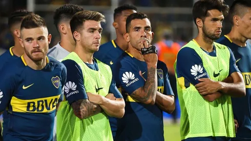 NO SE TAPA. Julio Buffarini en cancha durante la consagración de River en la Supercopa (Foto: Getty).