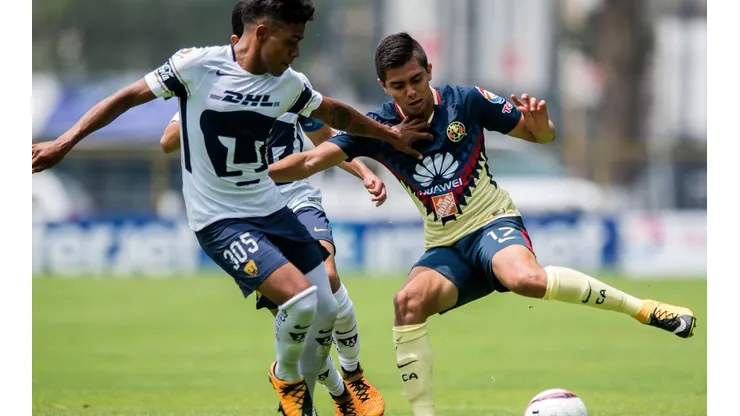Pumas vs América, sub 20.